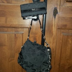 Coach purse with wallet